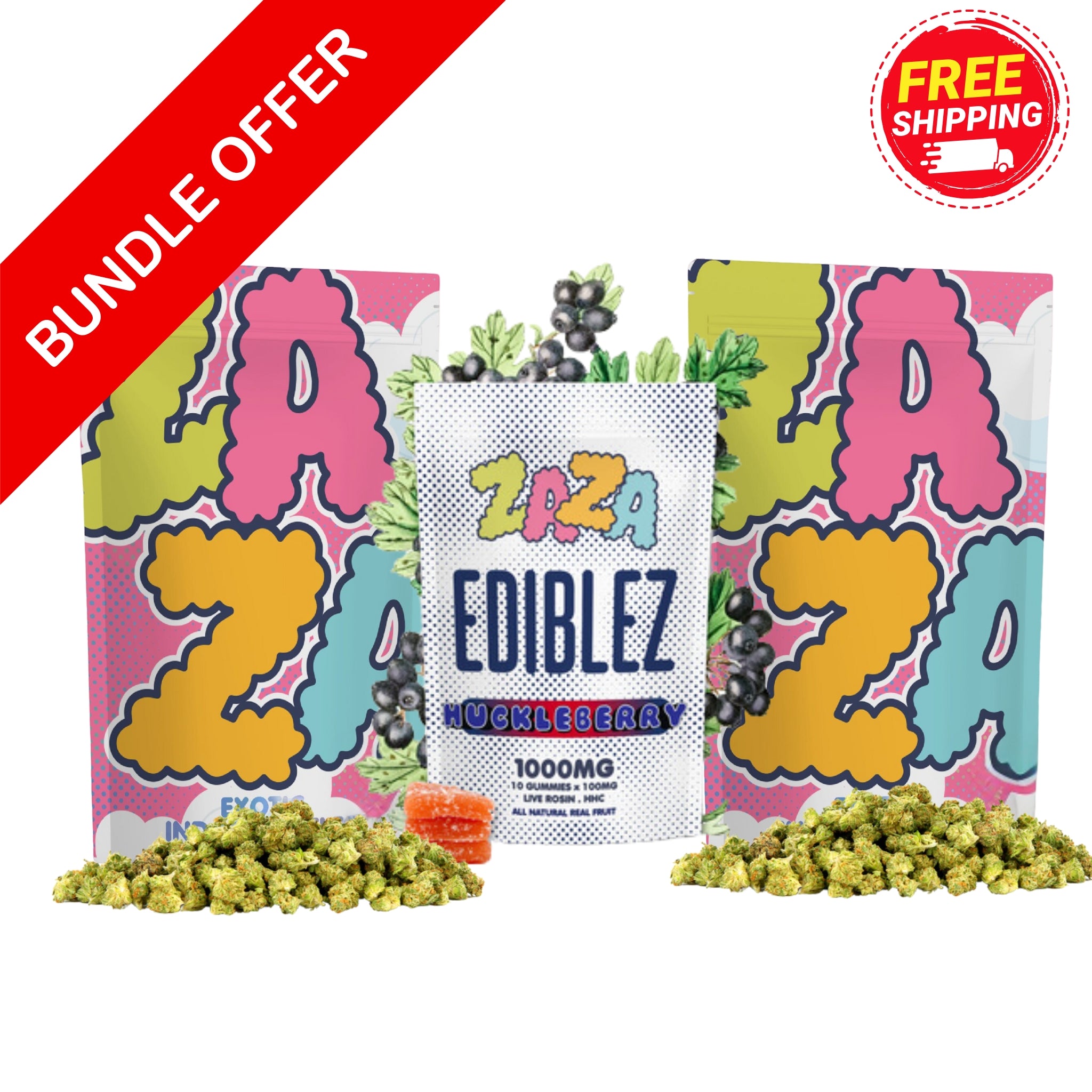 Zaza Bundle of Joy (28 Grams of Littles & 1000MG Gummy ...