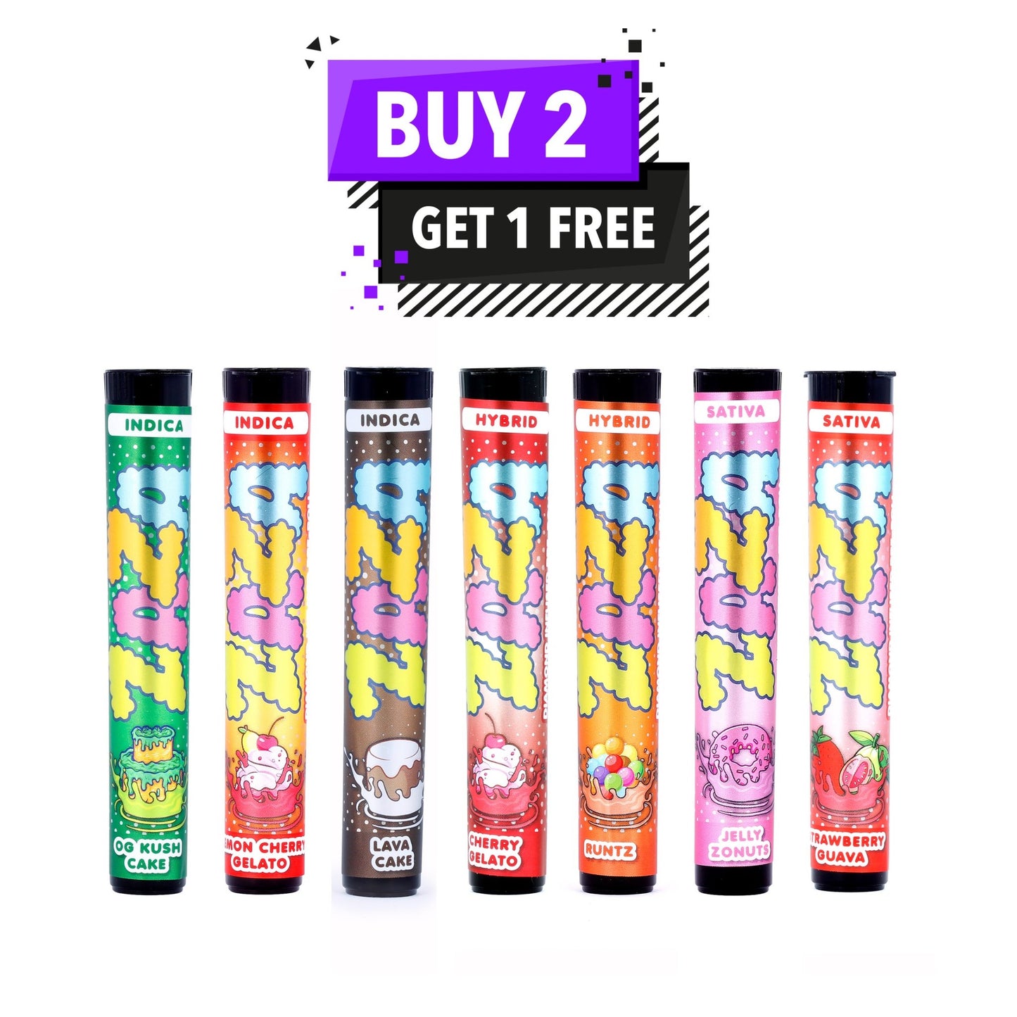 Zaza Infused Pre-Rolls (Buy 2 Get 1 Free)